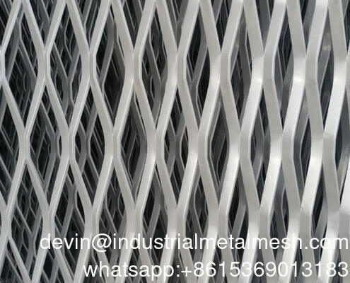 PVDF Aluminum Expanded Diamond Wire Mesh Metal Sheet