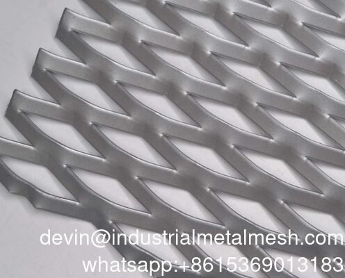 10mm X 7mm Mild Steel Expanded Metal Sheet with 2mm Thick