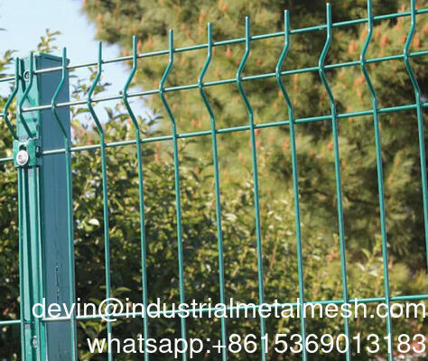 Curved Welded Wire Mesh Fence Commercial 3D Fence Panel