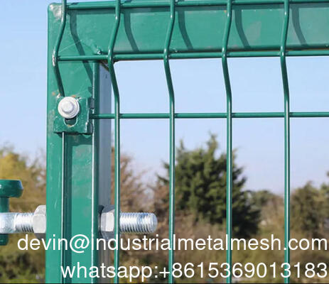 Curved Welded Wire Mesh Fence Commercial 3D Fence Panel