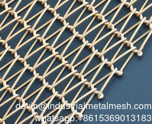 Decorative Spiral Wire Mesh Panels for Modern Architectural Designs
