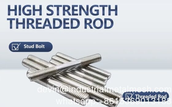 A193/A320/A437/A453/A540/A1014 ASME B 19.31.2 Grade8.8 /10.9 Black Oxide Stud Bolt