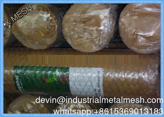 3/4" Hexagonal Mesh Iron Wire Mesh Hot Dipped Galvanized Chicken Wire