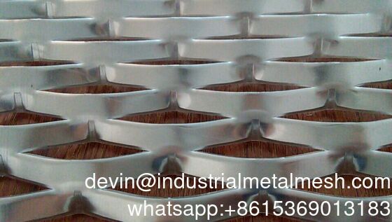 High Strength Heavy Duty Flattened Weather Resistant Expanded Metal Mesh for Construction Floor Grating Stair Tread Floor Concrete Brick Scaffolding