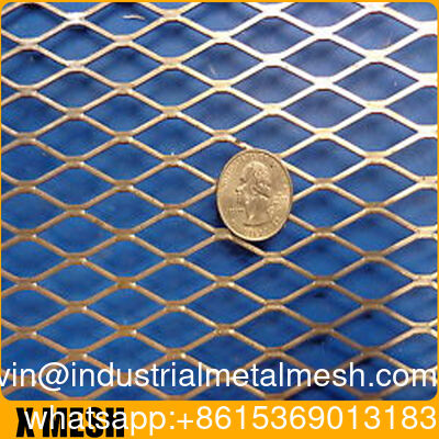 Decorative Panel Iron Plate Expanded Metal Mesh Sheet with Diamond Hole