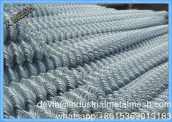 6FT 9 Gauge Green Plastic+Galvanized Chain Link Mesh Fence Wire Fencing