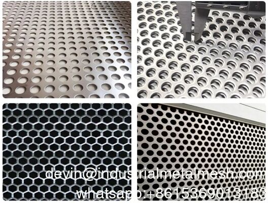 Round Hole Slotted Perforated Aluminum Stainless Galvanized Metal Mesh Panel Hot Sale in Egypt