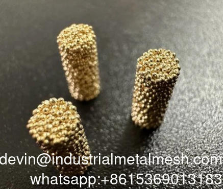 Porous Brass Filter Element For Pneumatic Air Filter