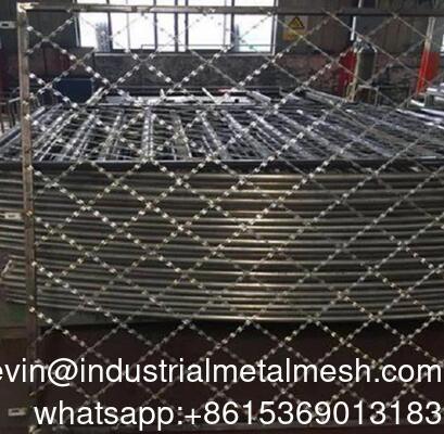 150X300mm Razor Welded Mesh for Anti-Climbing Fencing