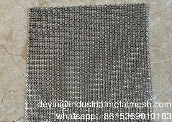 20 Mesh Lock Crimp Wire Mesh 304 Stainless Steel Woven Metal Decorative