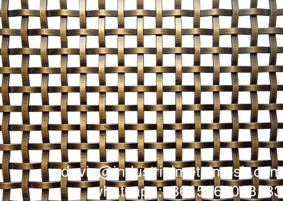 Decorative Antique Brass Wire Mesh Panels
