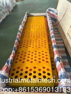 Polyurethane Screen Mesh Hook Tightening Type Wear Resistant Corrosion Resistant High Elasticity Long Service Life for Mining Ore Screening