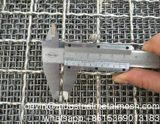 High Quality Manganese Vibrating Screen Crimp Wire Mesh Mine Vibrating Sieving Sand