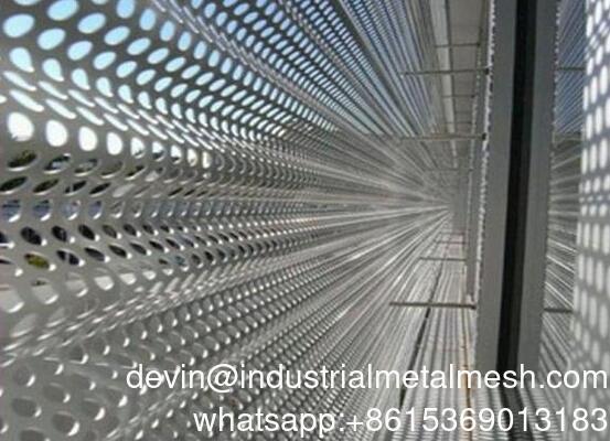 Hexagonal Hole 304 316 Aluminum Galvanized Mild Carbon Stainless Steel Perforated Screen Metal Sheet Punched Mesh Plate for Facade