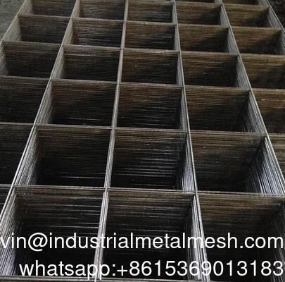 3.7mm Black Welded Wire Mesh Panel 150mm*150mm for Construction
