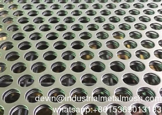 Stainless Steel 304 Round Hole Perforated Metal Wire Mesh