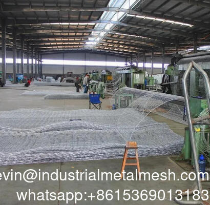 Galvanized or PVC Coated Welded Woven Hexagonal Mesh 8X10cm Gabion and Gabion Box