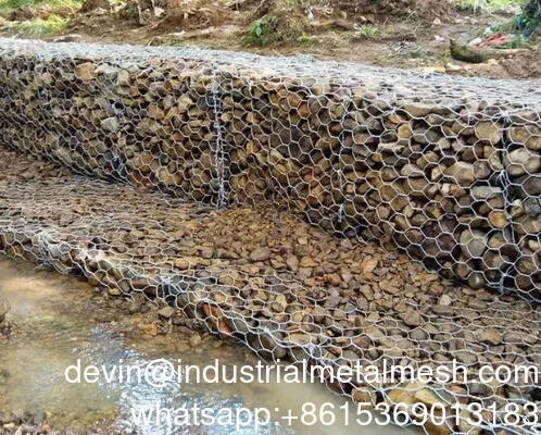 Durable Hot Dipped Galvanized Welded Mesh Gabion Wire Basket for Riverbed Protection