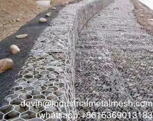 Durable Hot Dipped Galvanized Welded Mesh Gabion Wire Basket for Riverbed Protection