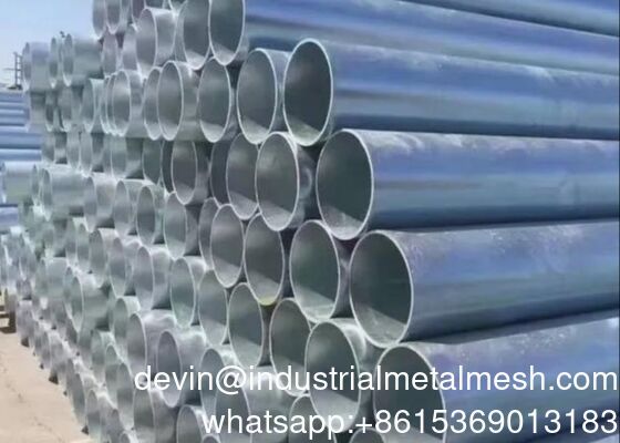 ASTM A53 Sch 40 Hot Dipped 8 Inch 80mm Galvanized Corrugated Steel Culvert Flex Pipe Trade