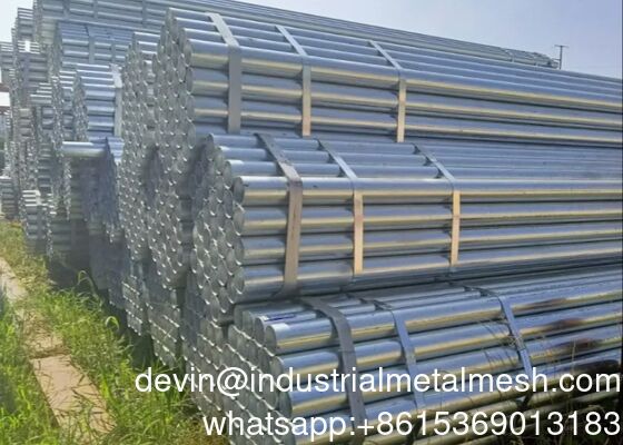Hot Dipped Galvanized Seamless Welded Steel Pipe Gi Hollow Round Pipe ERW
