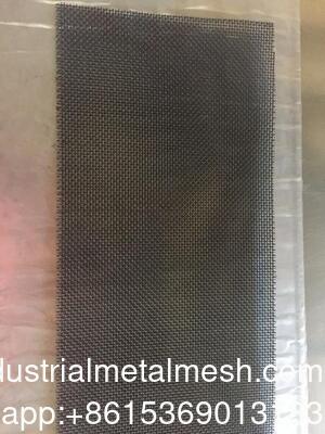 304 Stainless Wire Mesh Black Powder Coated Security Window Screen Insect Screen