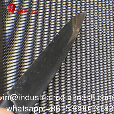 Commercial-Grade Fluorocarbon Painted Stainless Steel Window Insect Screen - Corrosion Proof, Diamond Weave for Security
