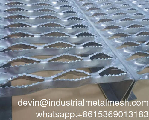 OEM Tec-Sieve Grip Strut Safety Grating/Perforated Metal Walkway Grating/Catwalk Grating