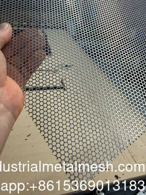 Round Hole Perforated Metal Mesh Stainless Steel Punching Mesh