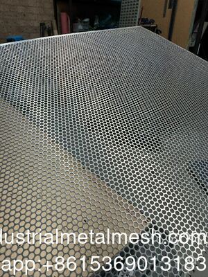 Round Hole Perforated Metal Mesh Stainless Steel Punching Mesh