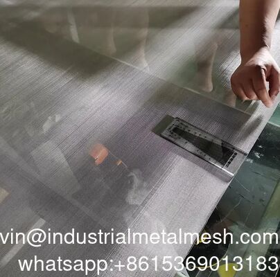 Plain Weave Stainless Steel Wire Mesh 0.02-5.0mm Wire Diameter & 1-500 Mesh