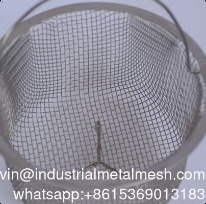 Custom 304 316 316L Stainless Steel Wire Mesh Filter Basket Removable Tank Insert for Liquid Filtration