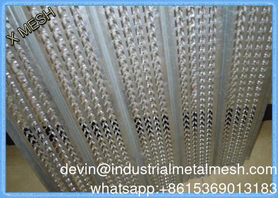 1/8'' 0.35mm Galvanized High Rib Expanded Metal Lath 610X2440 For Construction