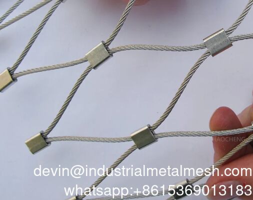 Heavy Duty Stainless Steel Wire Rope Mesh Custom Thickness Cable Net for Playground Safety Children Protection Guard