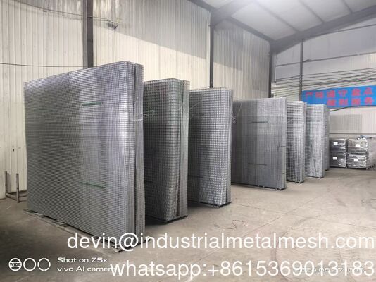 Electro Galvanized 2*2 Welded Wire Mesh Panel 2m*1m for Construction