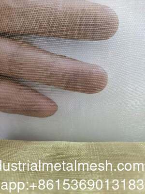 0.25mm Ultra Fine Copper Knitted Mesh Screen Fabric
