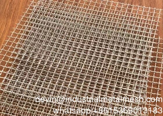 20mm Opening Wire Screen Mesh Aluminum Crimped For Pig Raising