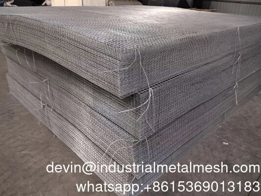 3.7mm Black Welded Wire Mesh Panel 150mm*150mm for Construction