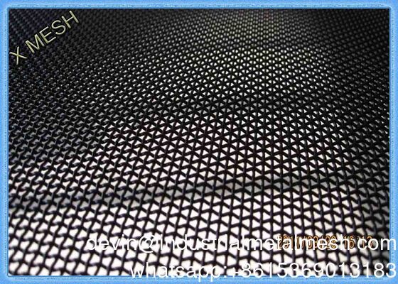 304 Material 090 Diameter Black Stainless Steel Security Window Screen Mesh