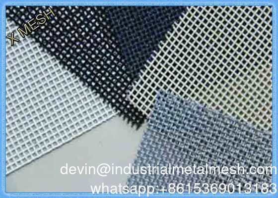 Sturdy Black Woven Security Screen Insect Screen for Villa Gate Window Protection