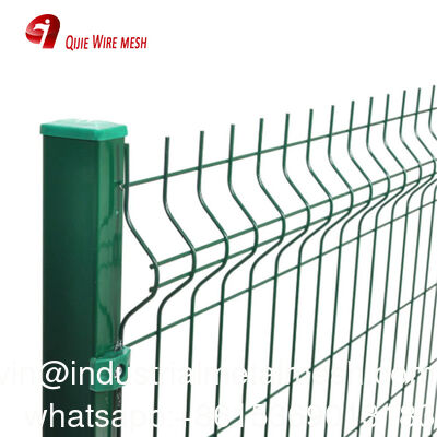 3D Metal Fencing Security Outdoor Highway Home Garden Farm Steel Welded Curved Wire Mesh Fence Panels