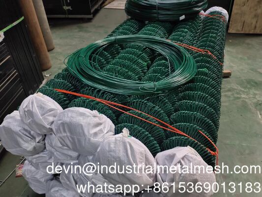 Powder Coated Chain Link Stadium Fence with Easy Installation Design