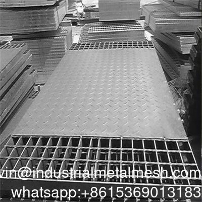 Slip-Resistant Serrated Tooth Shape Hot Galvanized Drainage Cover Steel Grating for Oil Gas Platforms