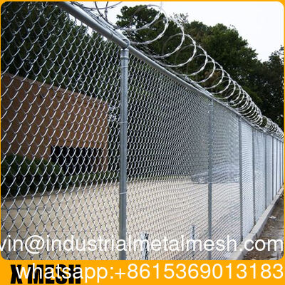 PVC Coated Chain Link Fence 1.8m Height x 30m Roll for Perimeter Protection