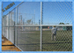 Electro Galvanized Chain Link Fence Panels , Chain Wire Fencing For Building Materials