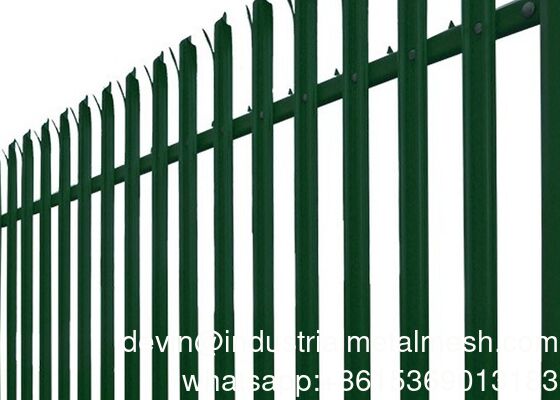 Metal Palisade Fence D and W Shape Palisade Security Fence System