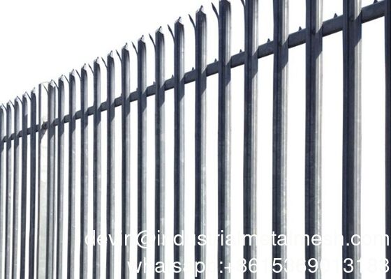 Metal Palisade Fence D and W Shape Palisade Security Fence System