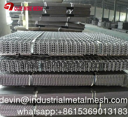 High Carbon Square Crimped Woven Wire Mesh, Mining Screen Mesh for Mining