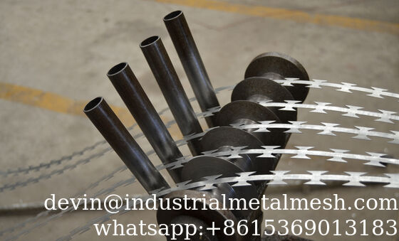 Reliable Durable Anti-Climb Widely Applications Rolls Razor Blade Barbed Wire