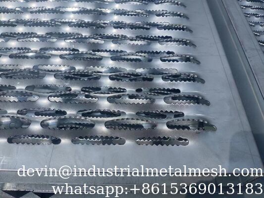 Anti Slide Stainless Steel Safety Grating with Grip Strut